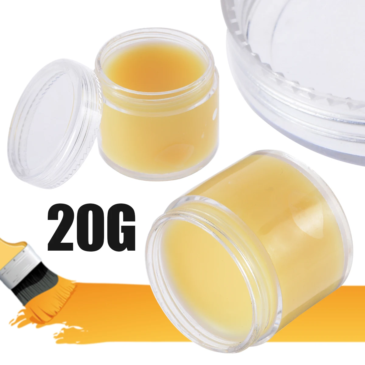 1Pc New 20g All-Natural Beeswax Polish Organic Wax Oil For Wood Furniture Waxing Maintenance Household Accessory