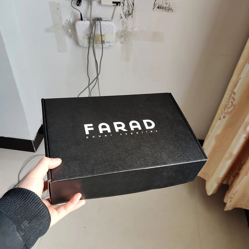 100 шт./лот Оптовая Продажа Черных гофрированных почтовых ящиков с