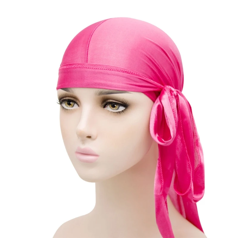 

Smooth Durags Cap Turban Hat High Elasticity Snug Fit Lock Moisture No Absorb Hair Products Excellent Compression