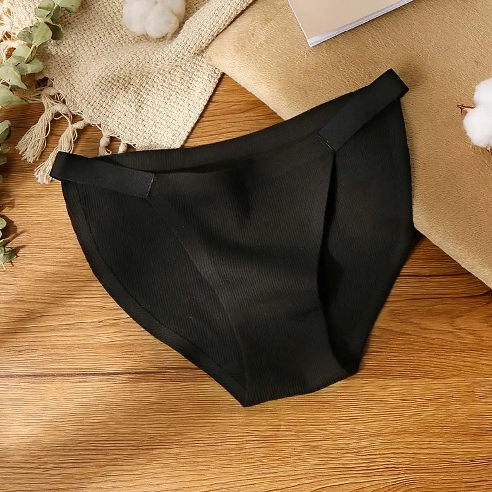 Женские хлопковые трусики тонкие дышащие с треугольниками нижнее белье низкая