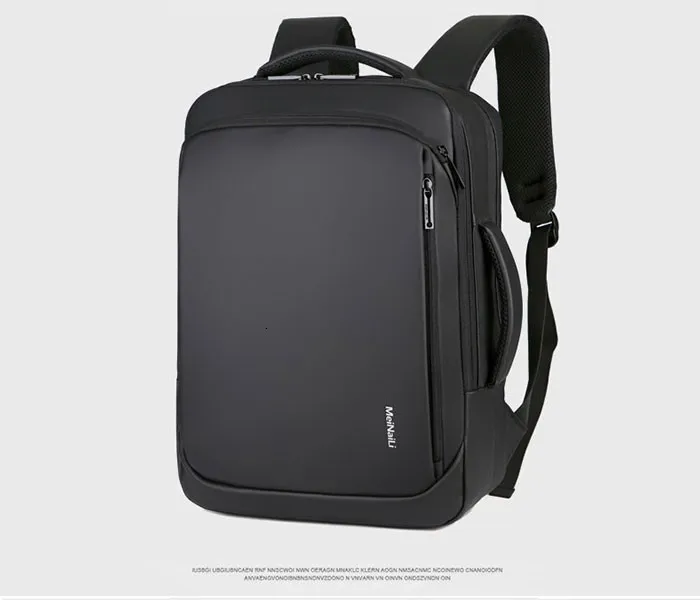 17 дюймов рюкзак для ноутбука 15,6 мужские рюкзаки бизнес ноутбук Mochila водонепроницаемый рюкзак зарядка через usb сумки Дорожная сумка