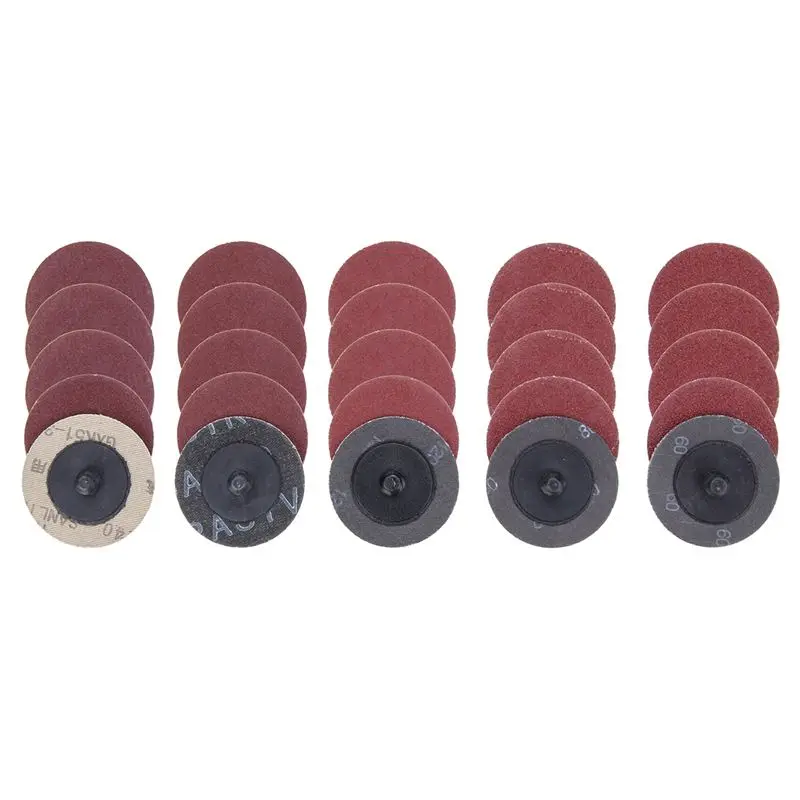 70 шт шлифовальные диски наждачная бумага набор 2 дюймов Roloc Быстросменные с 1/4