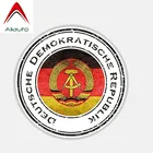Наклейка на автомобиль Aliauto Deutsche demokrматче, Германия, Солнцезащитная Водонепроницаемая Светоотражающая наклейка, аксессуары из винила, 12 см * 12 см