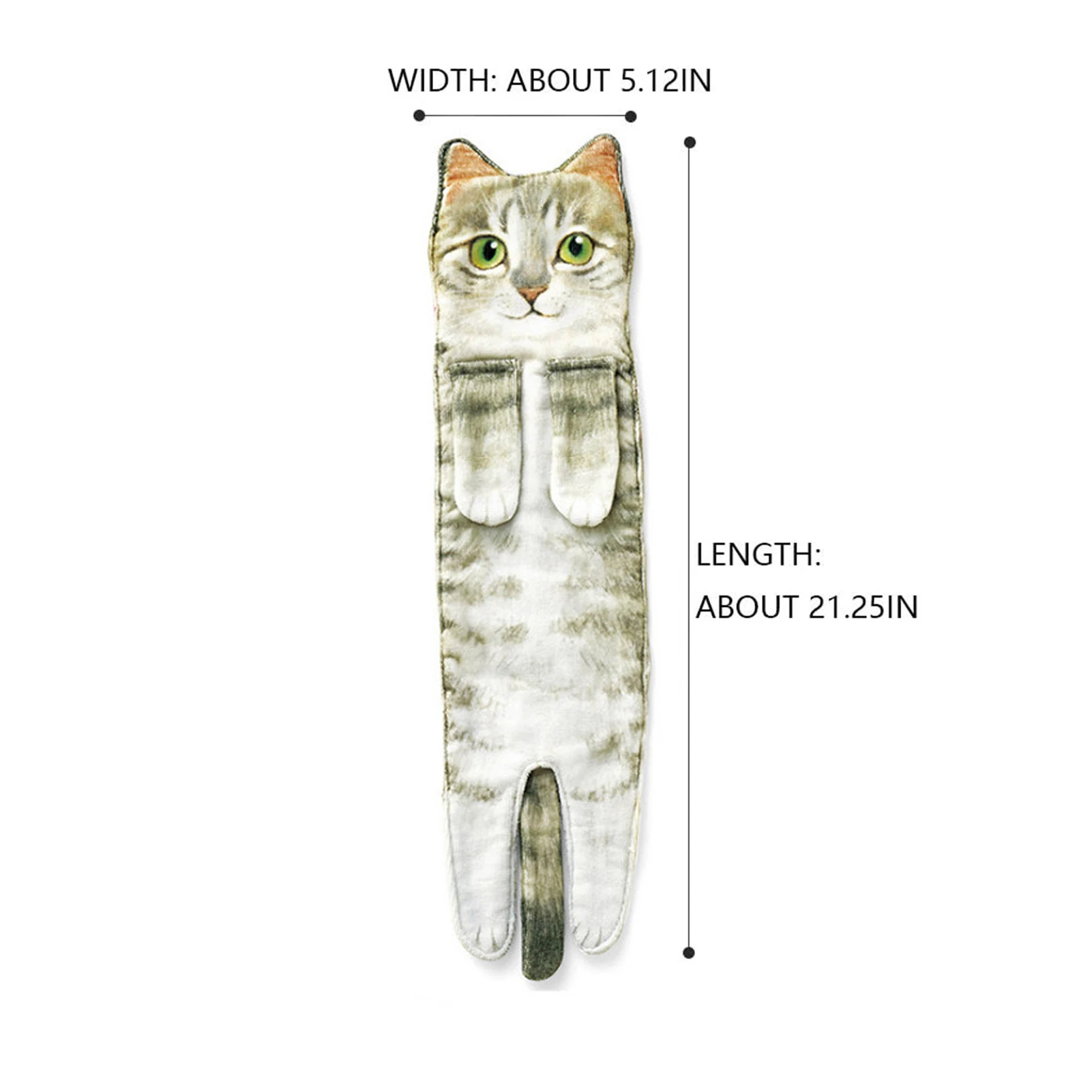

Japanese Style Cat Shaped Cute Face Towel Bathroom Microfiber Soft Absorbent Hand Towel Cute Household Bath Towel for Couples