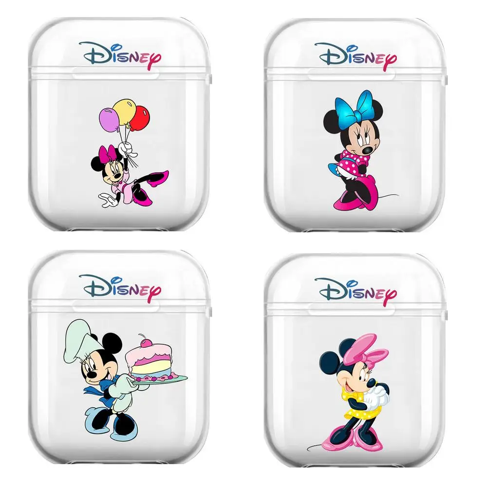 

Мягкие силиконовые чехлы disney для Airpods 1/2, защитный чехол для беспроводных Bluetooth-наушников, футляр для зарядки Airpods