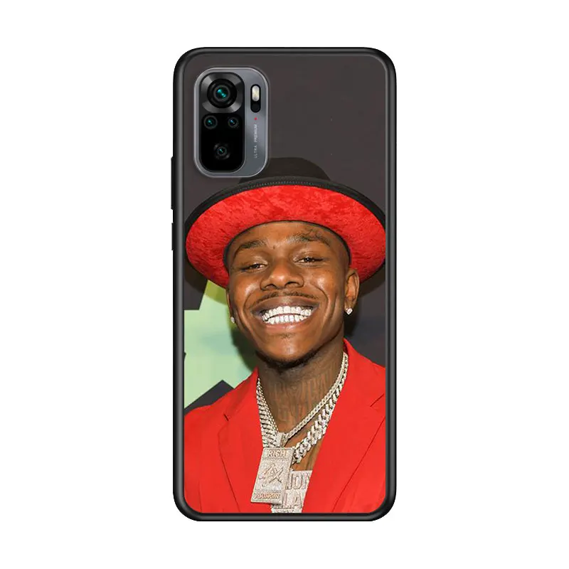 

dababy da baby rapper for Xiaomi Redmi Note 10 10S 9 9T 9S 9Pro Max 8T 8Pro 8 7 6 5 Pro 5A 4X 4 Soft Black Phone Case