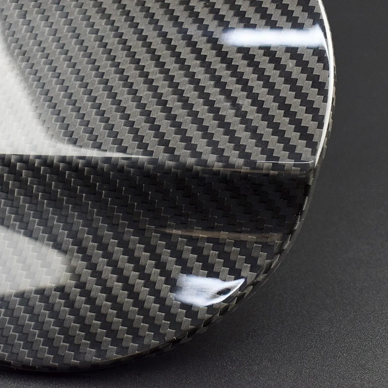 

for Ford Mustang 2015-2019 Hard Carbon Fiber Sticker Car Tank Cap & Handbrake Cover Car Handbrake Sleeve