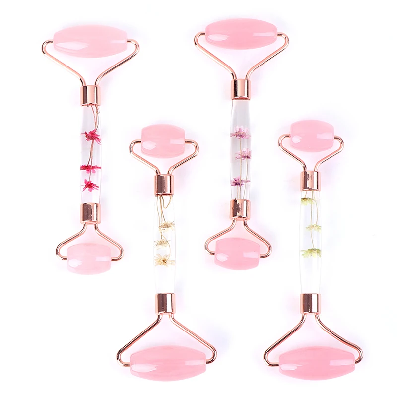 

1PC New Natural Jade Roller Beauty Massager for Face Double Heads Massage Roller Facial Lifting Body Slimming Massager Tools