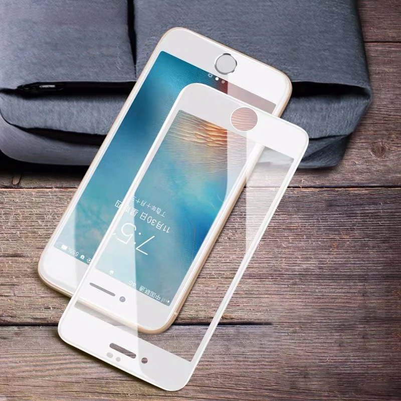 Защитное стекло на весь экран для Iphone Se 2020 8 7 6 s Plus закаленное 11 Pro Xs Max X Xr пленка с