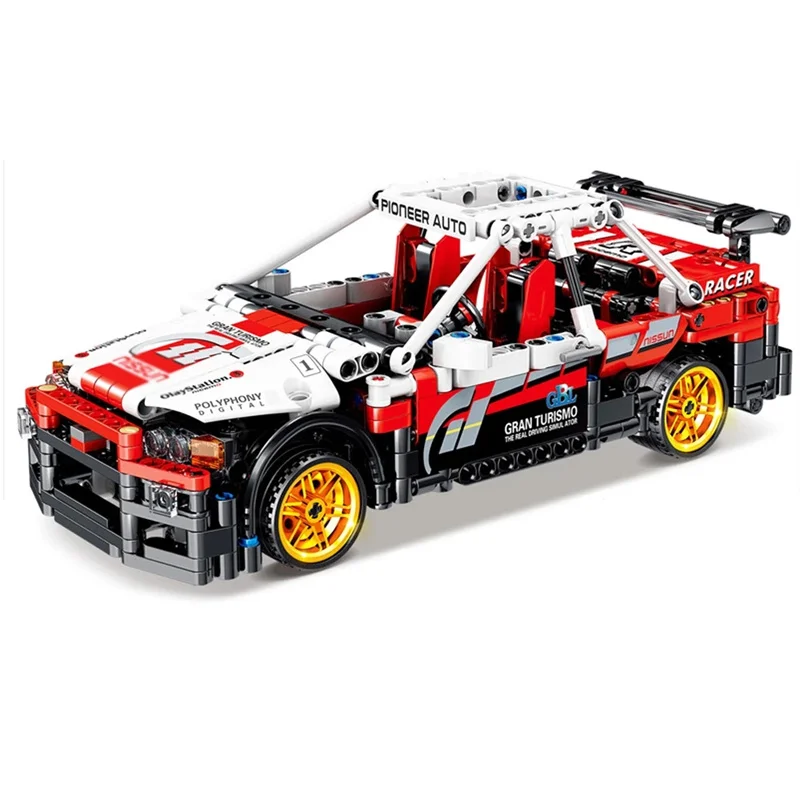 

591pcs Kaizhi KY1020 Mechanical Engineering Racing Boy Assembly Technology Building Block Toy Gifts