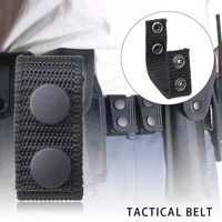 24pcs durable hang buckle strap nylon webbing carabiners keychain duty belt keeper edc equipment belt clips