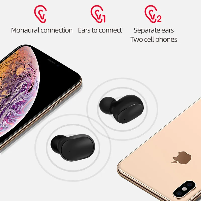 A6s мини беспроводные наушники Bluetooth 5 0 для Oneplus 5t 6 6t 7 pro с зарядным боксом