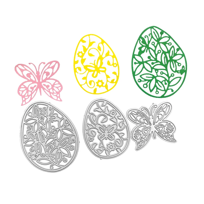 

Julyarts Easter Eggs Scrapbooking Dies Metal Easter Dies for DIY Scrapbook Cutting Die Paper Cards Embossed Decorative Craft Die