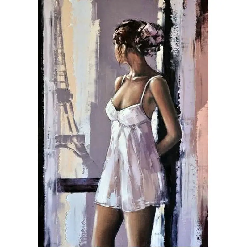 

5D алмазная вышивка, пижама, женщина, узор, полная смола, Алмазная мозаика, картина, домашний декор, «сделай сам», алмазная живопись, наборы дл...