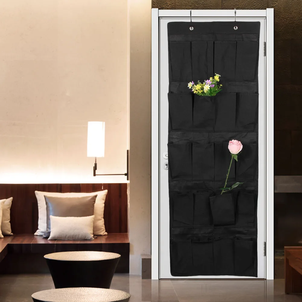 

20 Pocket Over the Door Shoe Organizer Rack Hanging Storage Space Saver Hanger Bag Bedroom Tie Waistband Holder Closet