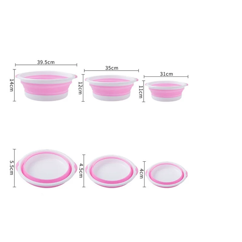 Портативное складное ведро складная раковина туристическое уличное для рыбалки