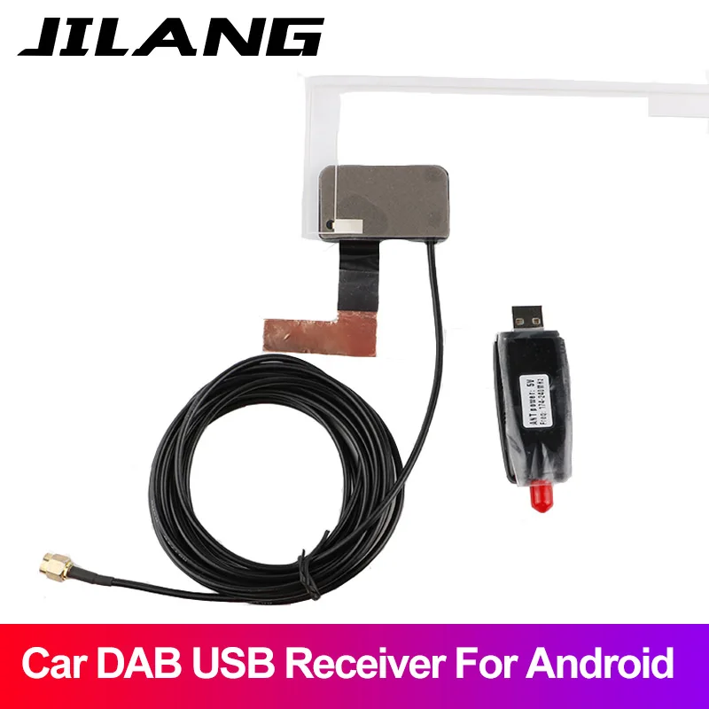 Автомобильный Dab+ радио тюнер usb dongle тюнер/коробка USB цифровой Аудио вещательный приемник включает антенну работает для Европы