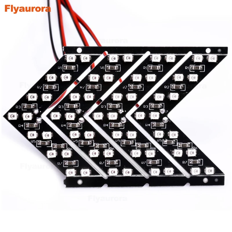 Универсальная автомобильная светодиодная панель со стрелками 2 светодиодный т. 14