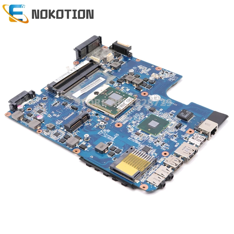 NOKOTION A000073700 Материнская плата ноутбука для TOSHIBA Satellite L640 L645 основная плата DA0TE2MB6G0 HM55 GMA HD DDR3 Бесплатный процессор
