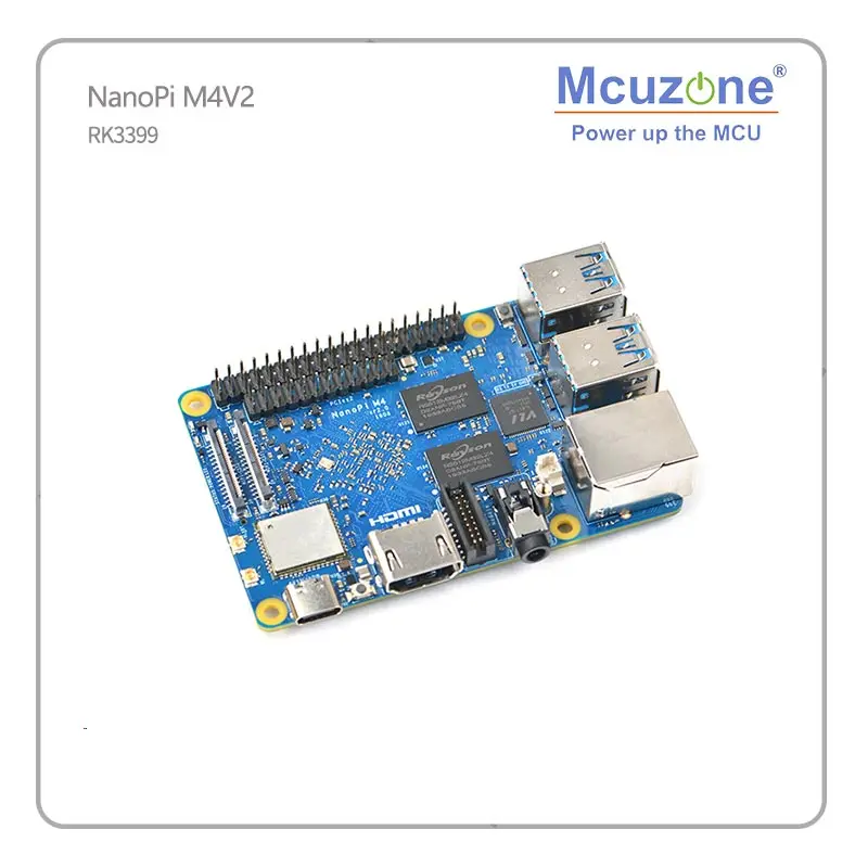Бесплатная доставка! NanoPi M4 V2 4 Гб DDR4 Rockchip FriendlyELEC RK3399 SoC 2 4G &amp 5G двухдиапазонный WiFi +