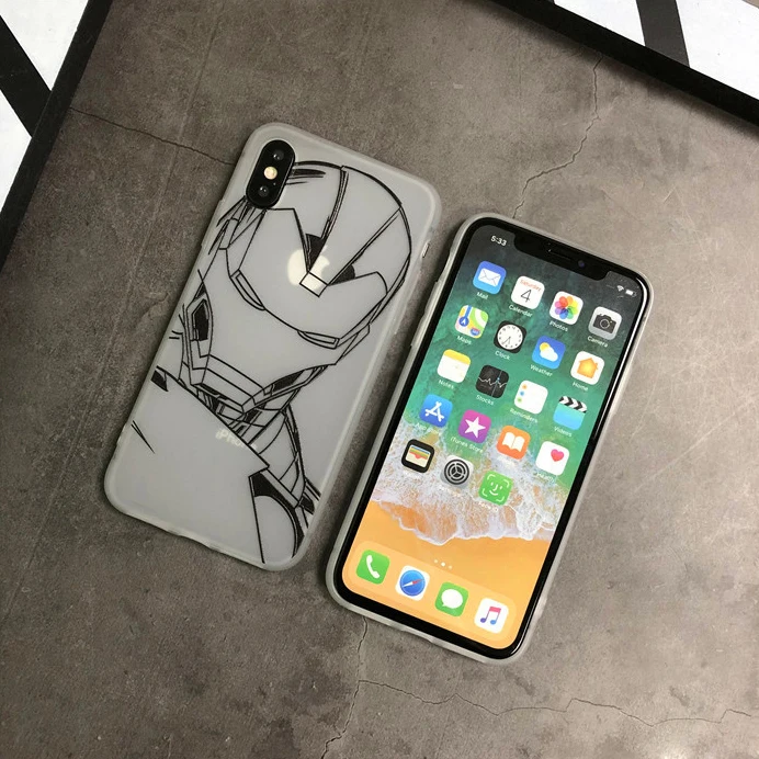 "Человек-паук" Чехол "Железный человек" для iphone 7 8 6 6s плюс Чехол для iphone X XR XS Max чехол Крышка для iphone 11 Pro Max 5 5S se 6s чехол