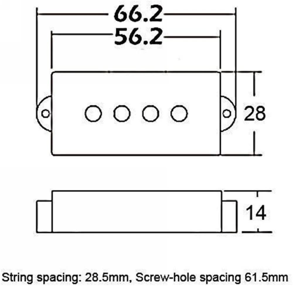 

Wilkinson 4 Strings PB electric bass Guitar Pickup four strings P bass pickups WPB Made In Korea