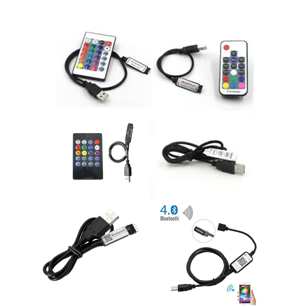 Bluebooth 4 0 USB Светодиодные ленты светильник s цветная (RGB) RF Музыка Пульт