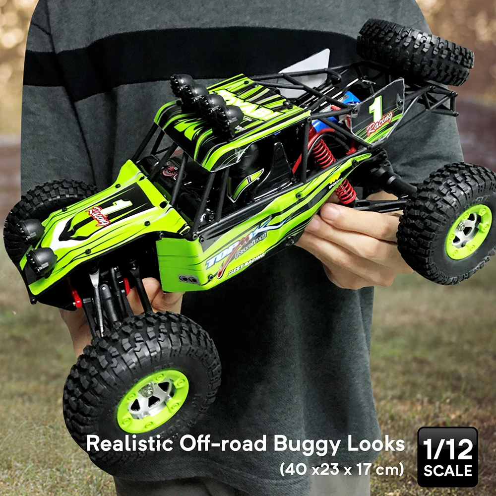 Радиоуправляемая машина 1/12 масштаб 40 км/ч высокая скорость 2 4G 4WD RTR Rc Внедорожник