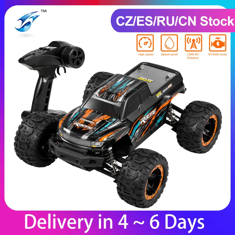 Linxtech 16889 1/16 30/45км/ч гонки RC бесщеточный автомобильный двигатель 4WD большая нога
