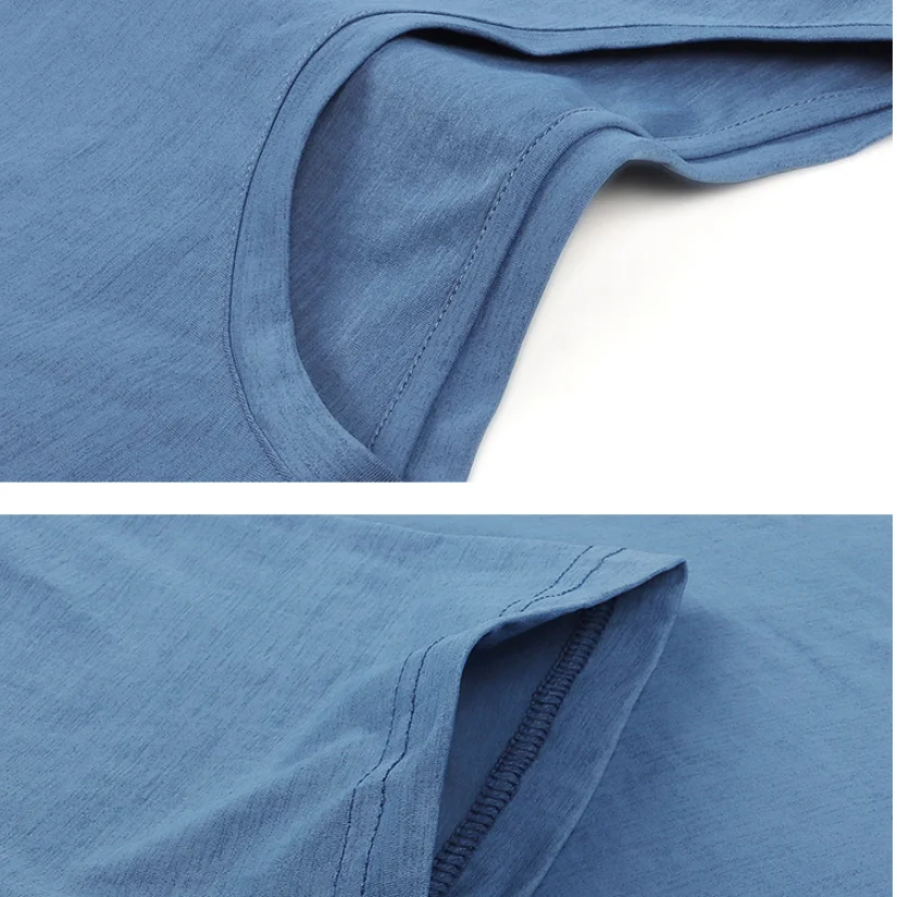 

2021 New style Men round collar pure color slim fit short sleeve T-shirts/Male High quality Leisure T-shirt Tops Black gray blue