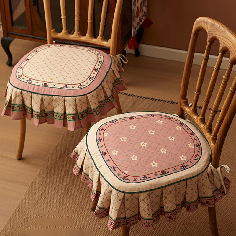 Cover Cushion Classical Simple Printed Seat Cushions Four Se