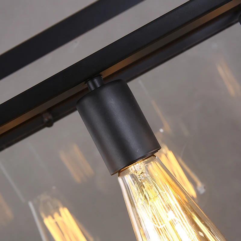 

Vintage Country Pendant Lights Wrought Iron Industrial Lighting Office Kitchen Island Large Light Antique Pendant Ceiling Lamp