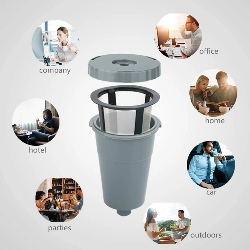 Набор многоразовых фильтров для кофе Keurig My K-Cup 2 корпуса фильтра + 6 дополнительных