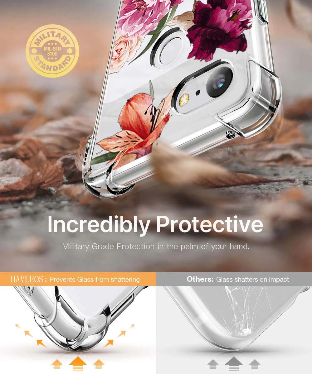 Shockproof Transparent Floral Case For Google Pixel 3A 3AXL 3 XL 3Xl With Clear Flower Girls Women Slim Soft Tpu Cover |