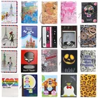 3D Дизайн Старинные Кругосветного путешествия Обложка для Паспорта ID Кредитных Карт Сумка ПВХ Кожа Владельца паспорта 14*9.6 СМ