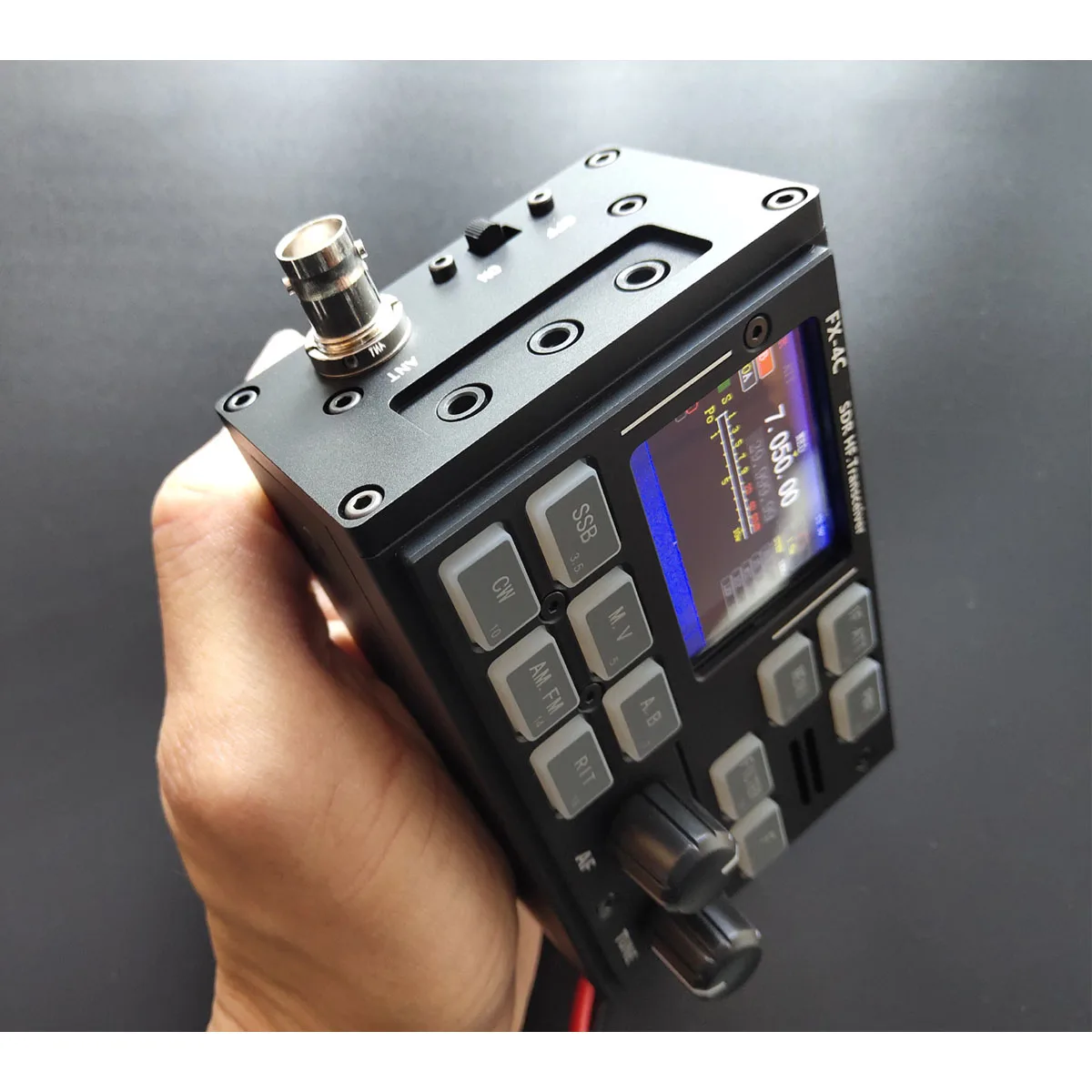 FX-4C HF SDR трансивер 10 Вт Любительское радио SSB CW AM FM TX 3 5 M-29 МГц RX 500 кГц-50 встроенная
