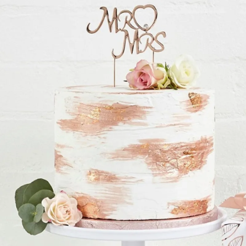 Съедобные хлопья в виде листьев розового золота 3 г КБ для украшения торта