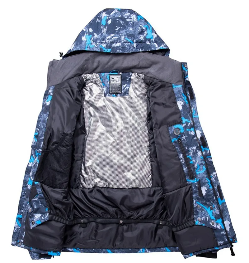 Теплый зимний лыжный костюм комплект одежды для катания на лыжах уличный