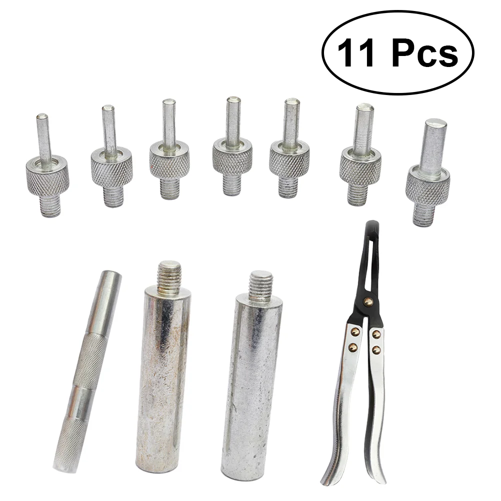 

11 Pcs Stem Seal Remover Removal Plier Seal Installer Installation Tool Set with Plier Driving Sockets Drive Handle and Adapters