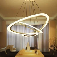 creative indoor led simple rose chandelier modern simple villa hotel bedroom restaurant light remote control dimming