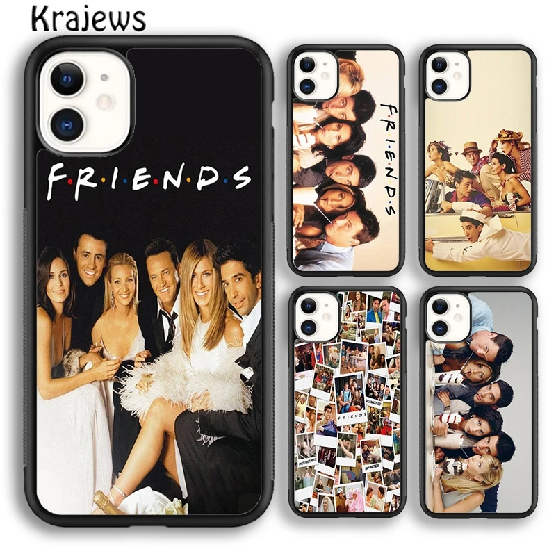 Новые чехлы для телефонов krajew Friends с ТВ-сериалом iPhone 14 5s 6s 7 8 plus X XR XS 11 12 13 pro max Samsung S21