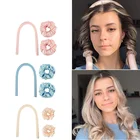 Бигуди без нагрева для длинных волос чтобы спать на ночь без нагрева шелковые локоны повязка на голову лента и гибкие стержни для натуральных волос