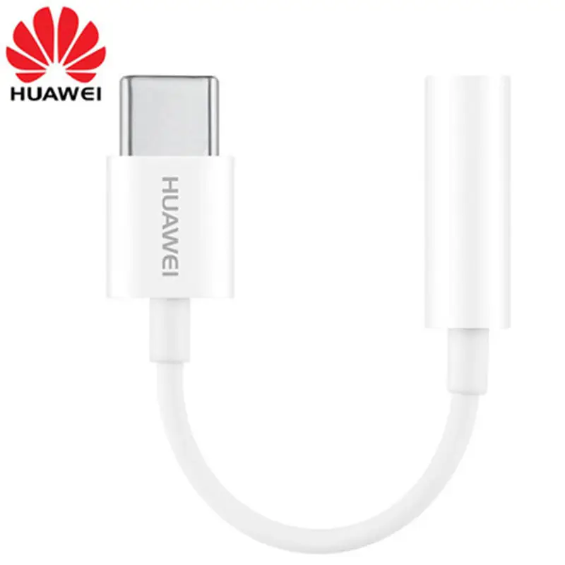 Аудиокабель HUAWEI с разъемом типа C 3 5 кабель для наушников USB на мм адаптер Huawei P10 P20