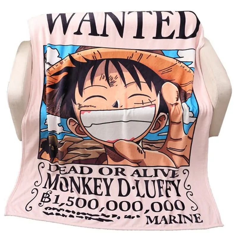 

Фланелевое Флисовое одеяло, цельнокроеное покрывало с принтом аниме, для дивана, теплое покрывало для кровати, для взрослых