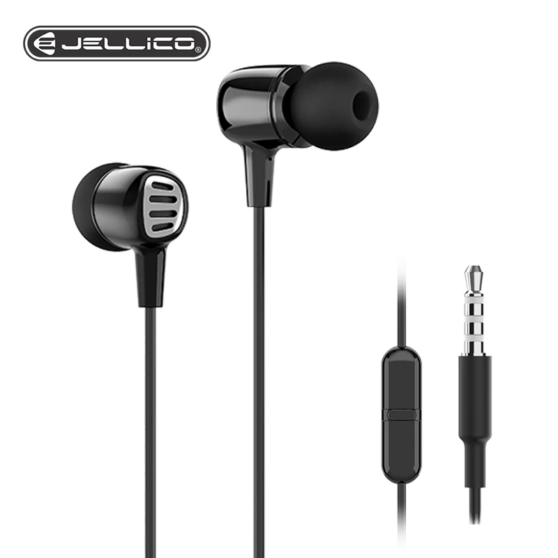 Проводные наушники вкладыши Jellico 3 5 мм гарнитура с микрофоном и регулятором