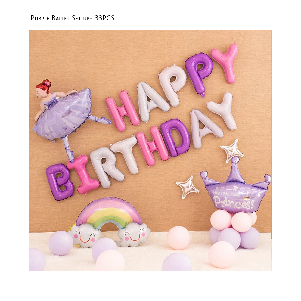 Набор воздушных шаров в виде единорога для дня рождения 1 комплект|Воздушные шары