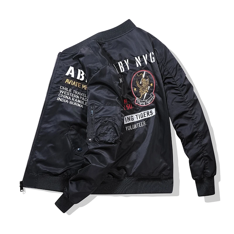 

[Cotton/thin] New Air Force ma1 pilot jacket men's embroidered baseball suit spring and autumn large size jacket