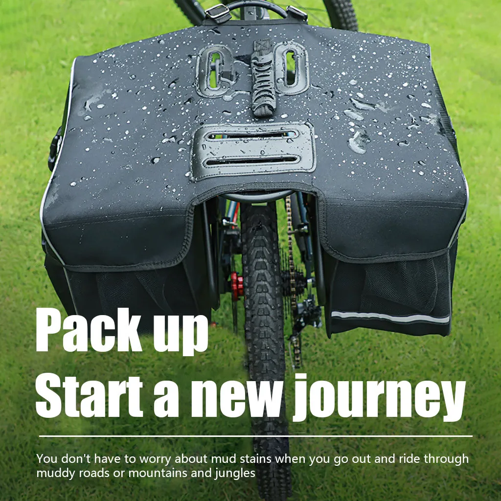 

The Bike Bag Riding Bag Mountain Bike Rainproof Equipment Rear Shelf Bag Bicycle Riding Bag Back Shelf Mountain Bike Camel Bag