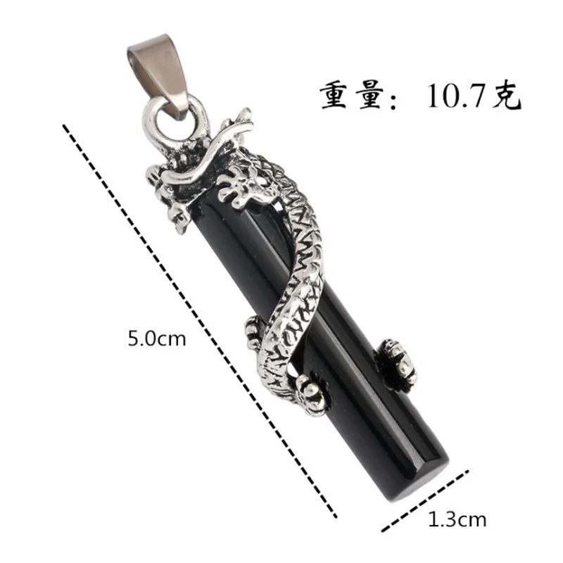 

Retro Domineering Creative Pan Longzhu Men's and Women's Hip Hop Pendants Necklace Party Jewelry Holiday Gift Wholesale