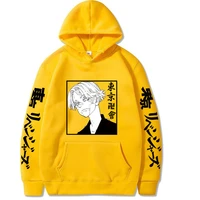 tokyo revengers hoodies anime cosplay casual loose character print oversized men women sweater long sleeve fashion top 2021 new